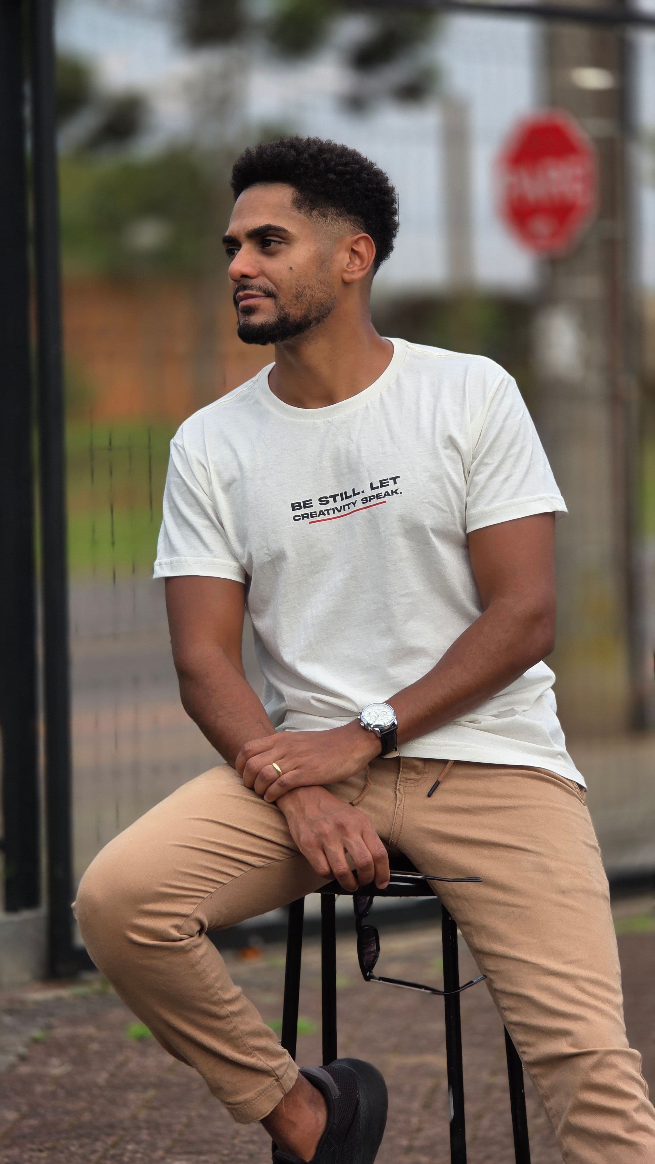 Propósito IAP Camiseta Off-White